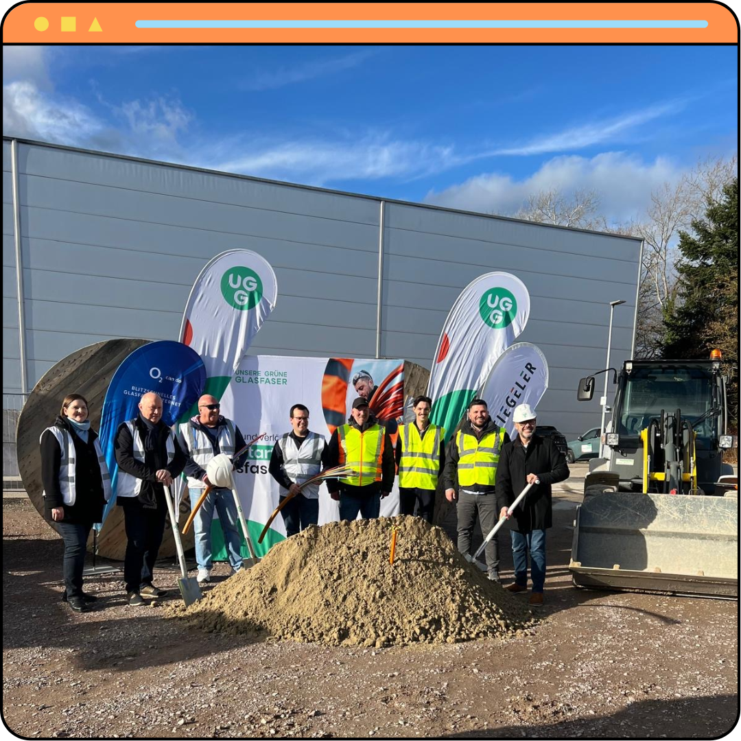 Official Start in Lauchringen! Unsere Grüne Glasfaser