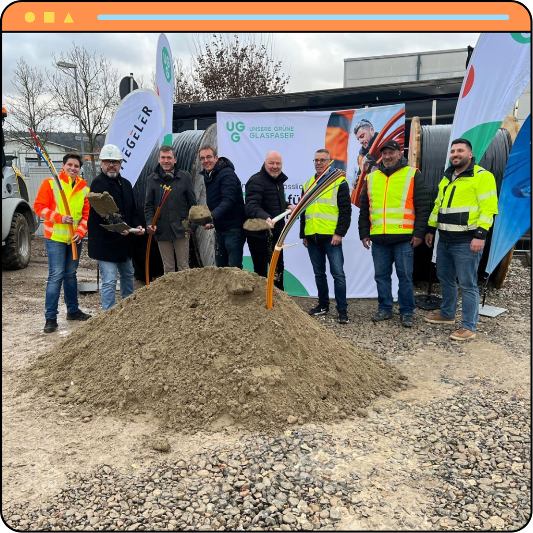 Official Start in Wutöschingen! Unsere Grüne Glasfaser